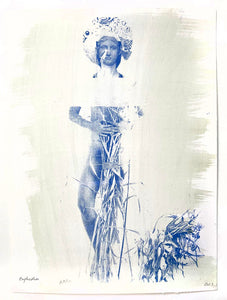 Augusta Atla, Goddess of Eternity II (AA35), 2023  Acrylic and ink on archival paper  42 x 30 cm